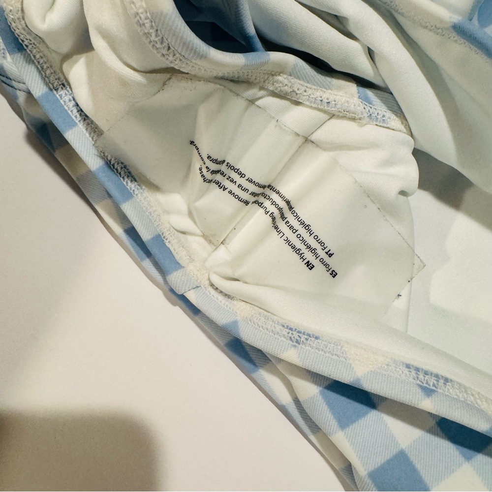 FOREVER21 High-waist Swimwear Light Blue White Bottom Size 3X - Picture 10 of 15